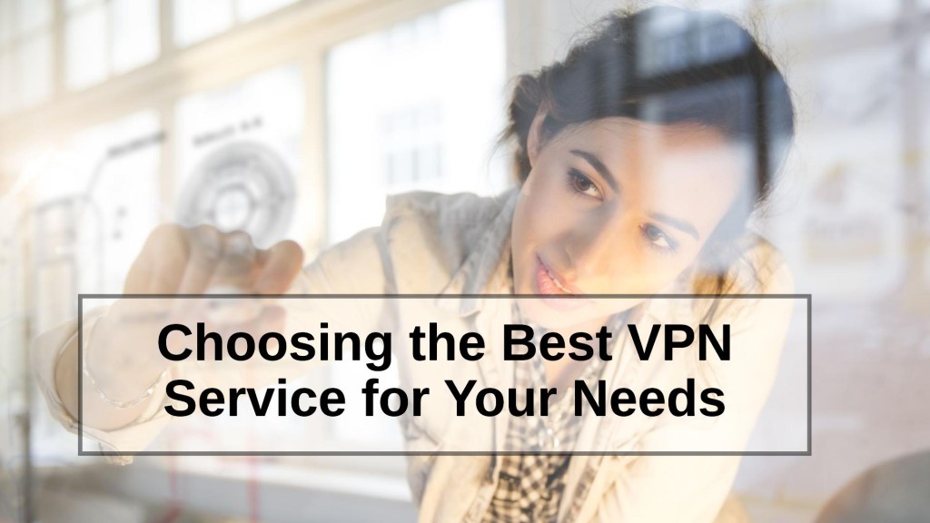 Choosing the Best VPN Service for Your Needs