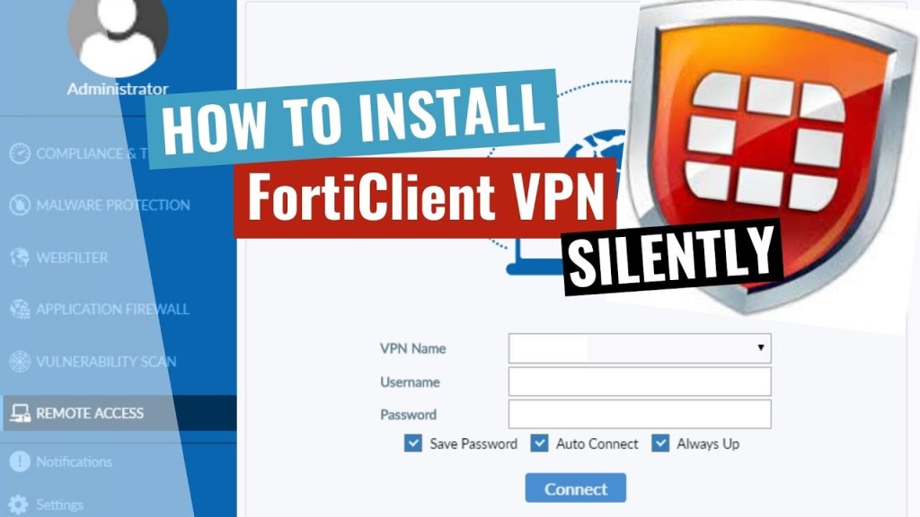 How to install forticlient vpn